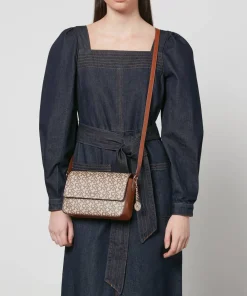 Crossbody Bags*DKNY Women's Bryant Medium Flap Cross Body Bag - Chino/Caramel