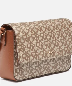 Crossbody Bags*DKNY Women's Bryant Medium Flap Cross Body Bag - Chino/Caramel