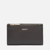 Purses And Cardholders*DKNY Women's Bryant-New Bifold Card Holder - Sutton - Black/Gold