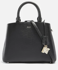 Satchels*DKNY Women's Paige Satchel - Black/Gold