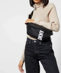 Backpacks*DKNY Women's Tilly Backpack Bag - Black/Silver