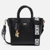 Satchels*DKNY Women's Valery Small Satchel -/Gold Black
