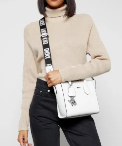 Satchels*DKNY Women's Valery Small Satchel - Optic White