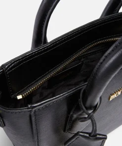 Satchels*DKNY Women's Valery Small Satchel -/Gold Black