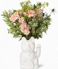 Home Accessories*DOIY Neko Ceramic Vase - White