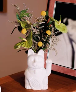Home Accessories*DOIY Neko Ceramic Vase - White
