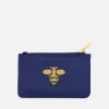 Purses And Cardholders*Estella Bartlett Bee Embroidered Velvet Cardholder