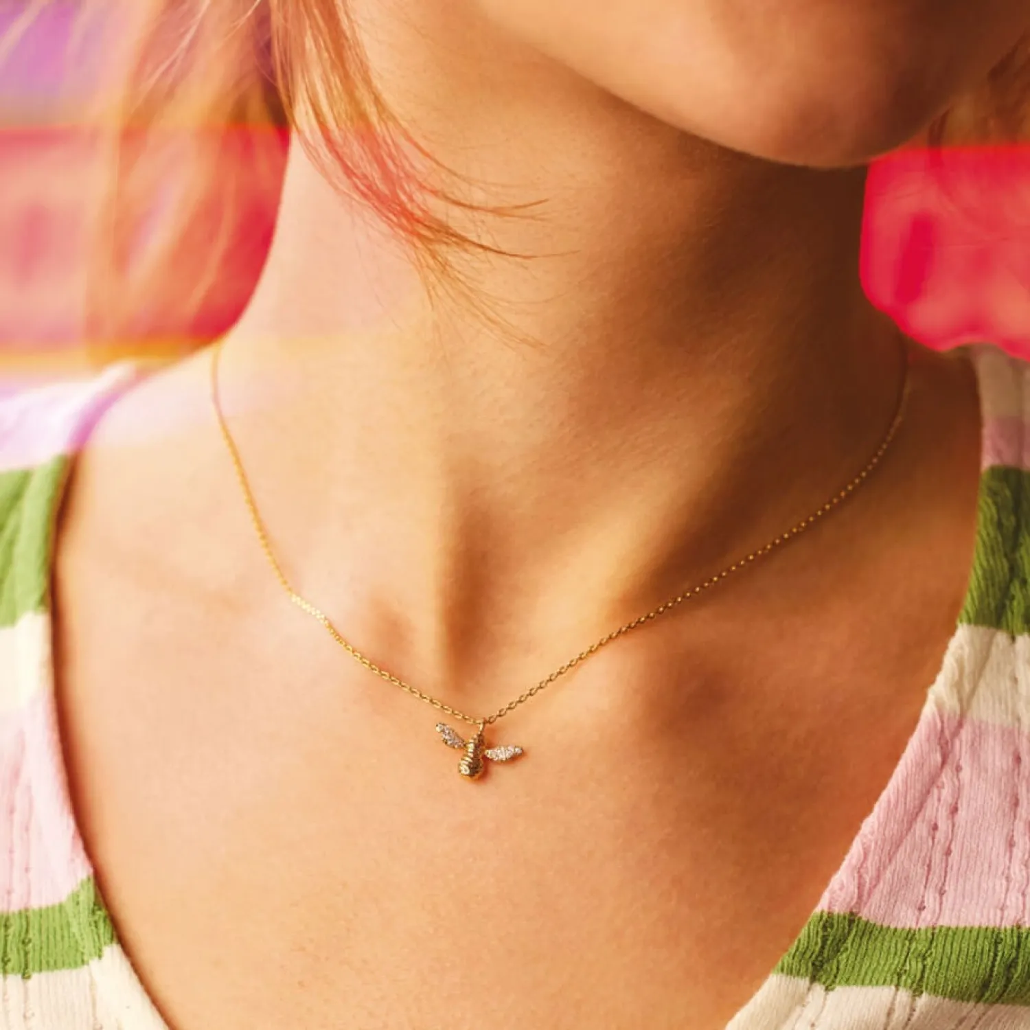 Jewellery Sets*Estella Bartlett Bee Gold-Plated And Crystal Necklace