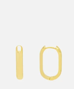 Earrings*Estella Bartlett Gold-Plated Hoop Earrings