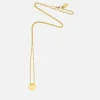 Necklaces*Estella Bartlett Gold-Plated Lucky Cut Out Disc Necklace