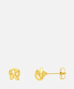 Earrings*Estella Bartlett Gold-Plated Knot Stud Earrings
