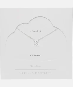 Necklaces*Estella Bartlett Silver-Plated Kiss Necklace