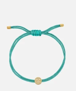 Bracelets & Bangles*Estella Bartlett Smiley Cordgold-Plated And Crystal Bracelet