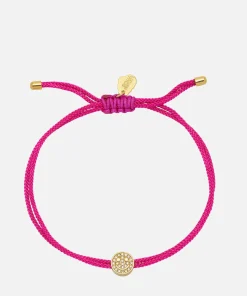 Bracelets & Bangles*Estella Bartlett Smiley Cordgold-Plated And Crystal Bracelet