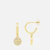 Jewellery Sets*Estella Bartlett Smiley Gold-Plated And Crystal Hoop Earrings