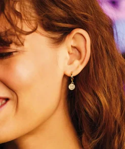 Jewellery Sets*Estella Bartlett Smiley Gold-Plated And Crystal Hoop Earrings