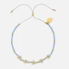 Bracelets & Bangles*Estella Bartlett Women's Beaded Wildflower Daisy Chain Friendship Bracelet - Gold