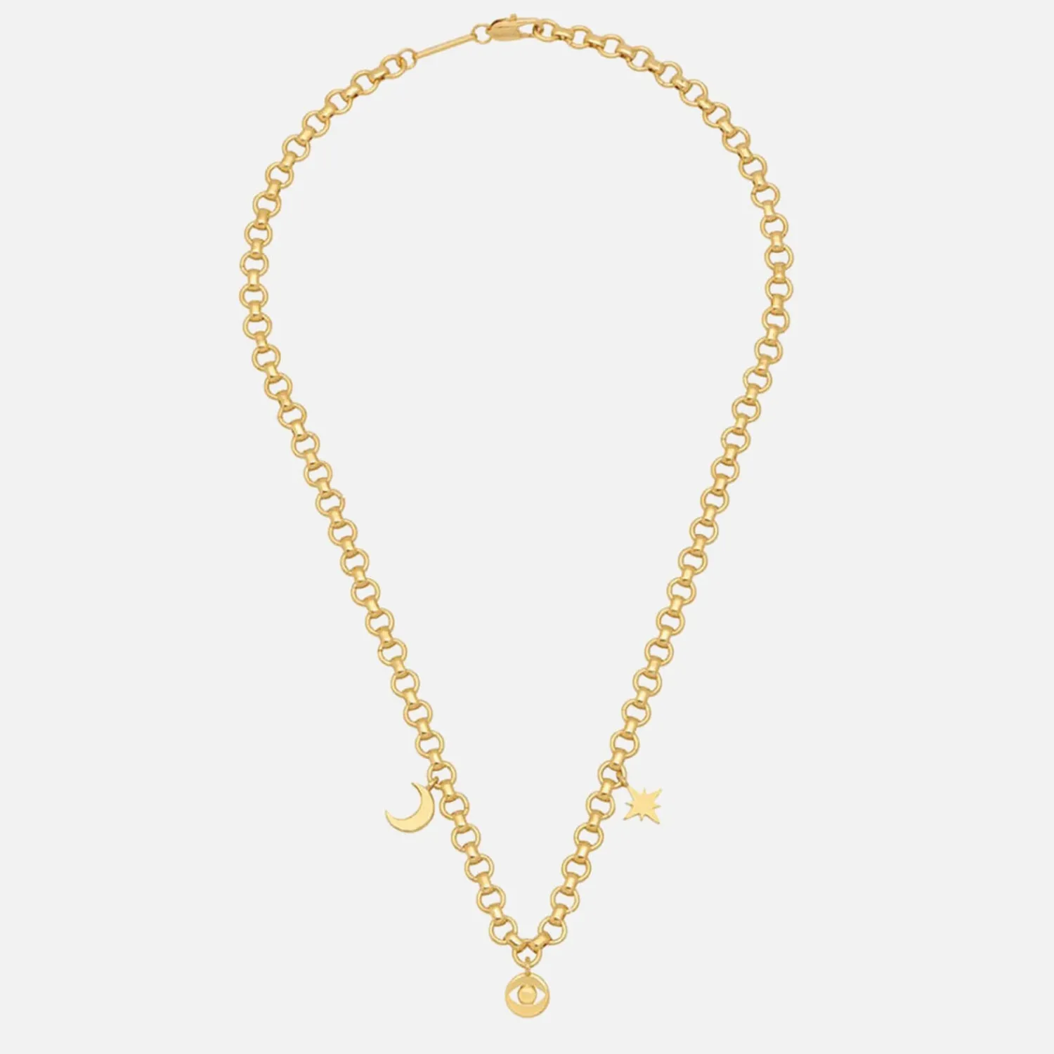 Necklaces*Estella Bartlett Women's Chunky Chain Motif Necklace - Gold Plate/Gold Plated