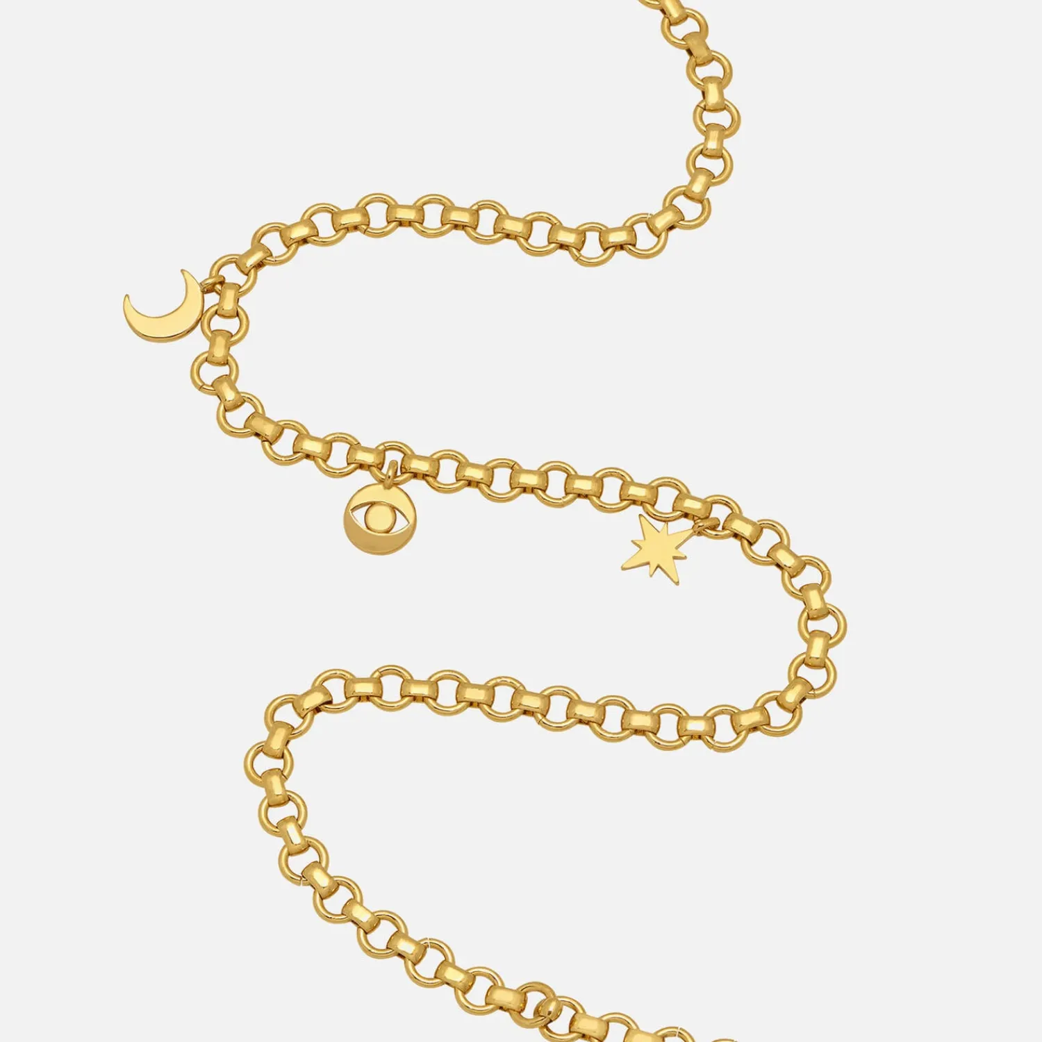 Necklaces*Estella Bartlett Women's Chunky Chain Motif Necklace - Gold Plate/Gold Plated
