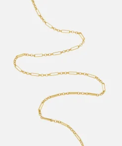 Necklaces*Estella Bartlett Women's Oval & Trace Chain Large - Gold Plate/Gold Plated