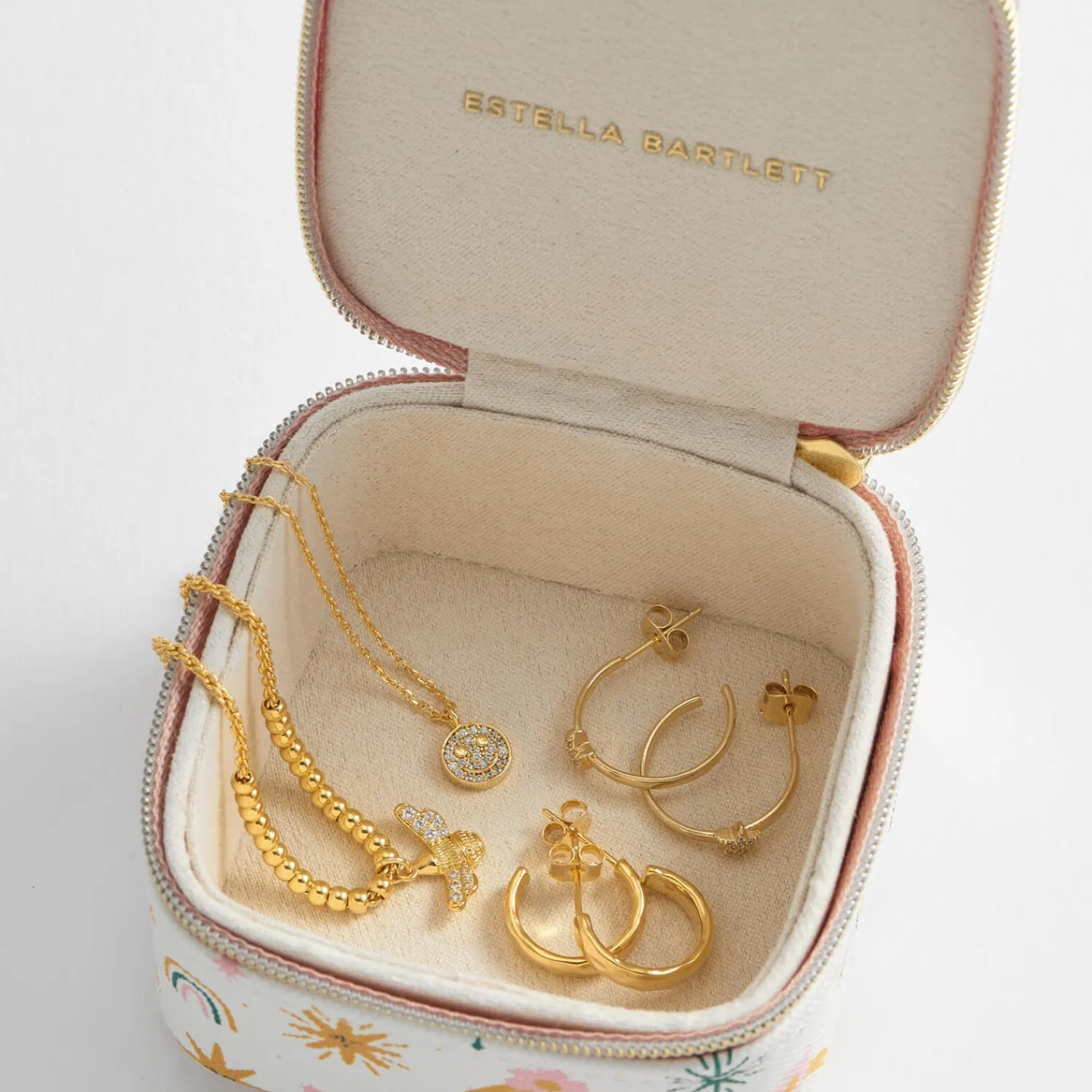 Jewellery Stands & Boxes*Estella Bartlett X Charly Clements Small Printed Faux Leather Jewellery Box