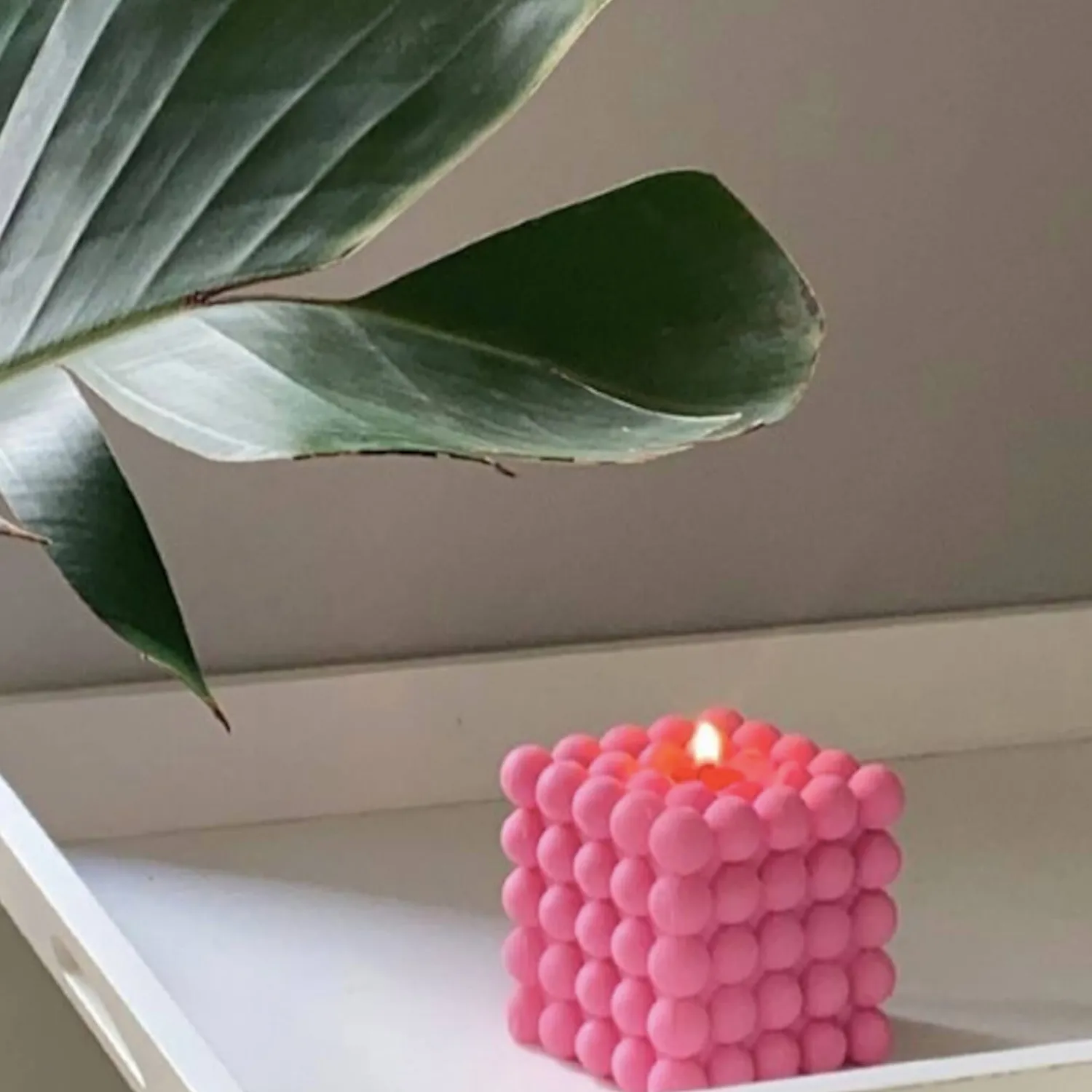 Home Accessories*FOAM HOME The Big Candle - Pink