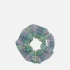 Hair Accessories*Ganni Checked Organic Cotton-Blend Seersucker Scrunchie