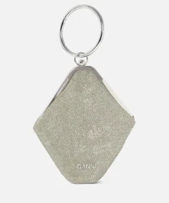 Clutch Bags*Ganni Diamond Bangle Clutch Glitter Bag