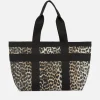 Tote Bags*Ganni Women's Canvas Tote Bag - Leopard