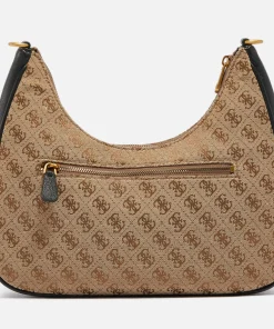 Shoulder Bags*Guess Aviana Logo-Jacquard And Faux Leather Bag