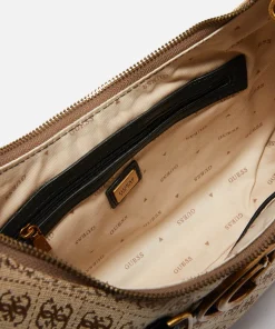 Shoulder Bags*Guess Aviana Logo-Jacquard And Faux Leather Bag