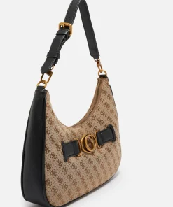 Shoulder Bags*Guess Aviana Logo-Jacquard And Faux Leather Bag