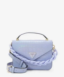 Mini Bags*Guess Corina Faux Leather Mini Top Handle Flap Bag