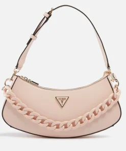 Shoulder Bags*Guess Corina Faux Leather Top Zip Shoulder Bag