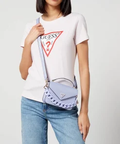 Mini Bags*Guess Corina Faux Leather Mini Top Handle Flap Bag