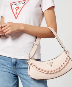 Shoulder Bags*Guess Corina Faux Leather Top Zip Shoulder Bag