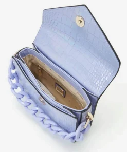 Mini Bags*Guess Corina Faux Leather Mini Top Handle Flap Bag