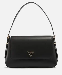 Shoulder Bags*Guess Desideria Faux Leather Flap Shoulder Bag