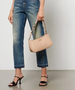 Shoulder Bags*Guess Keillah Quilted Faux Leather Shoulder Bag