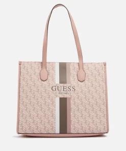 Tote Bags*Guess Silvana Faux Leather Girlfriend Tote Bag