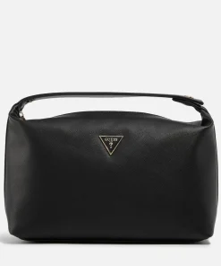 Shoulder Bags*Guess Strap Faux Leather Beauty Bag