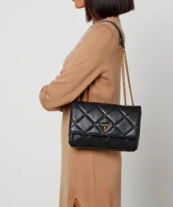 Crossbody Bags*Guess Women's Cessily Convertible Cross Body Bag - Black