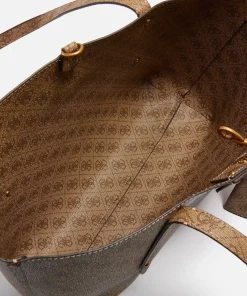 Tote Bags*Guess Women's Eco Brenton Monogram Faux Leather Tote Bag