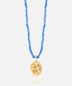 Necklaces*Hermina Athens Women's Sealstone Runner Necklace - Blue
