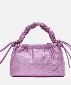 Shoulder Bags*HVISK Arcadia Metallic Textured Faux Leather Bag