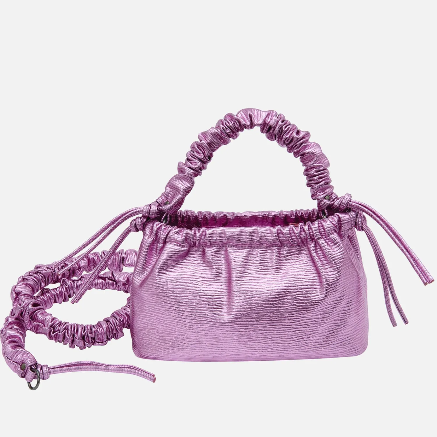 Shoulder Bags*HVISK Arcadia Metallic Textured Faux Leather Bag