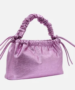 Shoulder Bags*HVISK Arcadia Metallic Textured Faux Leather Bag