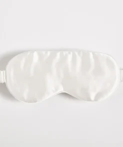 Home Accessories*in home 100% Silk Eye Mask - White Antique White