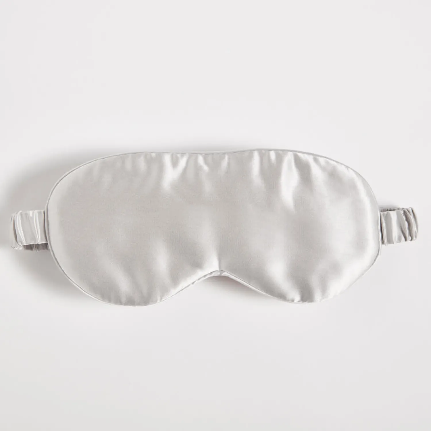 Home Accessories*in home 100% Silk Eyemask - Silver Light Grey