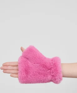 Hats Scarves & Gloves*Jakke Trolly Faux Fur Fingerless Gloves